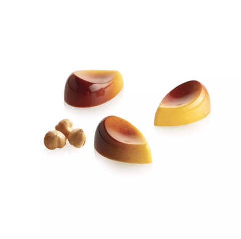 Ciocolaterie - Matrite, Ustensile - Matrita Policarbonat 24 Praline Aurora, 4 x 2.5 x H 1.8 cm, 17.5 x 27.5 cm (CH047), 8 ml