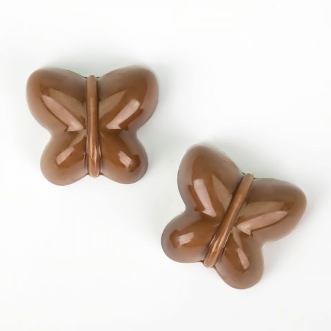Ciocolaterie - Matrite, Ustensile - Matrita Policarbonat 24 Praline Fluture, 3.05 x 3.45 x H 1.4 cm, 9 gr