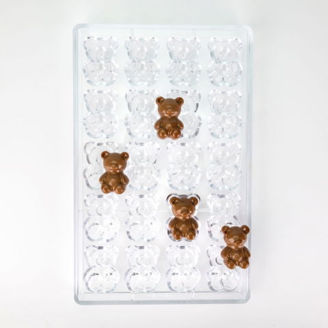 Matrita Policarbonat 24 Praline Fluture, 3.05 x 3.45 x H 1.4 cm, 9 gr [2]