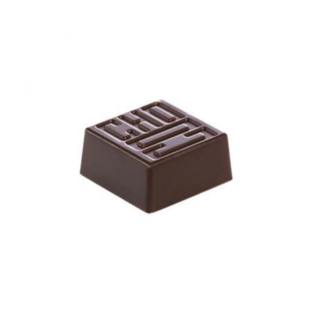 Ciocolaterie - Matrite, Ustensile - Matrita Policarbonat 28 Praline Choco Family, 2.6 x 2.6 x H 1.2 cm, 8.5 g