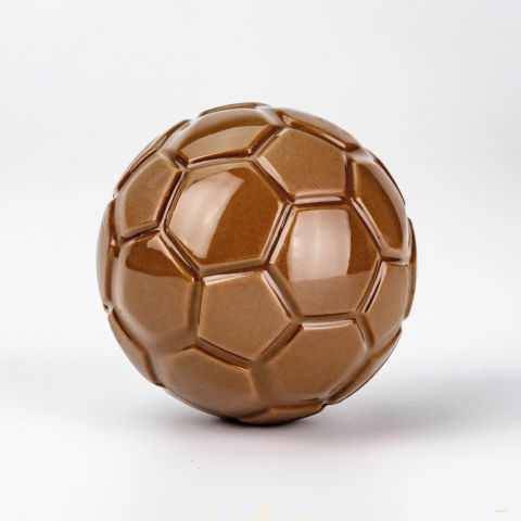 Matrite Praline Ciocolata - Matrita Policarbonat 6 Praline Minge Fotbal, Ø 6 x H 3 cm, 22 gr