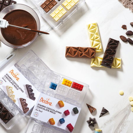 Matrita Policarbonat Ciocolata, Tablete 8.5x3 cm, 5 Cavitati, 20x12xH2 cm [2]