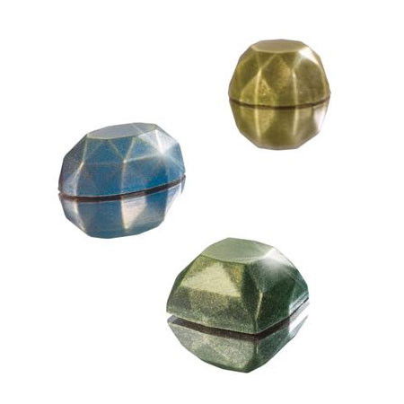 Ciocolaterie - Matrite, Ustensile - Matrita Policarbonat Diamant 18 Praline Ciocolata, 3-4.2 x 3- 4.2 x H 1.5 cm, 11 gr