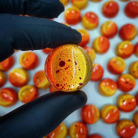 Ciocolaterie - Matrite, Ustensile - Matrita Policarbonat Gama Antonio Bachour - 21 Praline Ciocolata