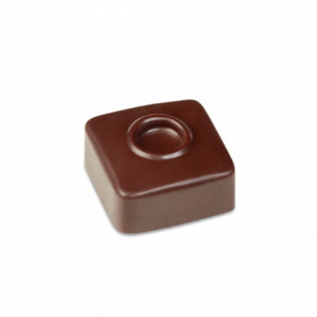 Ciocolaterie - Matrite, Ustensile - Matrita Policarbonat Gama Artisanal 21 Praline Ciocolata Patrate, 2.6 x 2.6 x H 1.3 cm, 10 g