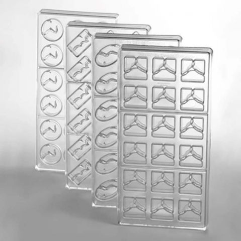 Matrita Policarbonat Gama Davide Comaschi 18 Praline Ciocolata Abyss, 4.1 x 2.4 x H 1.25 cm, 10 gr [2]