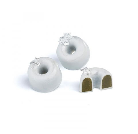 Ciocolaterie - Matrite, Ustensile - Matrita Policarbonat Gama Iconic 21 Praline Rotunde, Ø 2.8 x H 1.6 cm, 10 gr