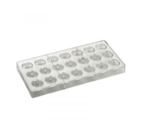 Ciocolaterie - Matrite, Ustensile - Matrita Policarbonat Gama Iconic 21 Praline Rotunde, Ø 2.8 x H 1.6 cm, 10 gr