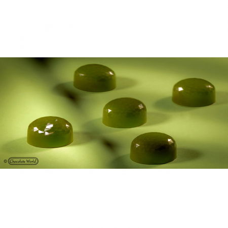 Ciocolaterie - Matrite, Ustensile - Matrita Policarbonat Oval Diamant 21 Praline Ciocolata 3.5 x 2.45 x H 1.9 cm, 13 gr