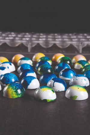 Oferta Cantitate - Matrita Policarbonat Semisefere Ø 5.5 cm - 8 Praline Ciocolata