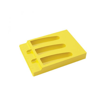 Matrite, Forme Inghetata, Gelaterie - Matrita Silicon Inghetata pe bat Ipanema 3 cavitati, 70 ml