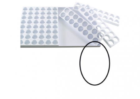 Seturi Formare Monoportii si Mignon - Mignon Oval 4.2 x 3 x H 2.5 cm - Set 6 Matrite Formare 96 Produse, Tava 60 x 40 cm