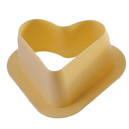 Seturi Formare Monoportii si Mignon - Monoportii Inima 8 x 6 x H 4 cm - Decupator Plastic Baze si Insertii