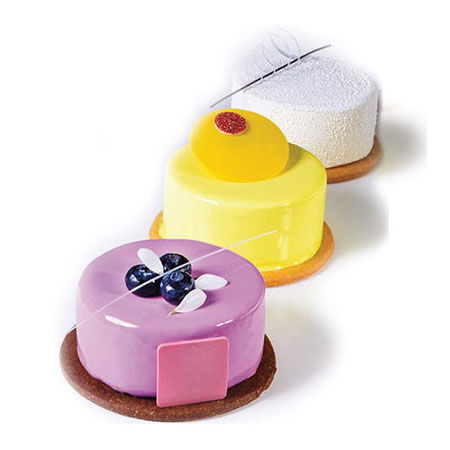 Monoportii Rotunde Ø 6.5 x H 4 cm - Set 2 Matrite Formare 10 Produse, Tava 40 x 17 cm [3]