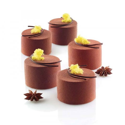 Forme 30x40cm Monoportii, Mignon - Monoportii Rotunde Ø 7 x H 4.5 cm - Set 3 Matrite Silicon Formare 15 Produse