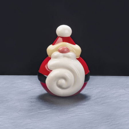 Ciocolaterie - Matrite, Ustensile - Mos Craciun 3D Twist Ø 14 x h 18 cm - Kit Matrite Plastic 2 Subiecte