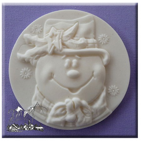 Mulaje de Silicon - Mulaj Silicon Craciun - Medalion cu Om de Zapada Ø 6.6 cm