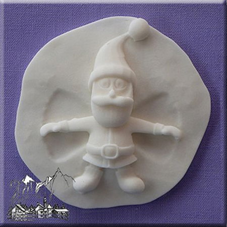 Mulaje de Silicon - Mulaj Silicon Craciun - Mos Craciun in Zapada Ø 6.6 cm