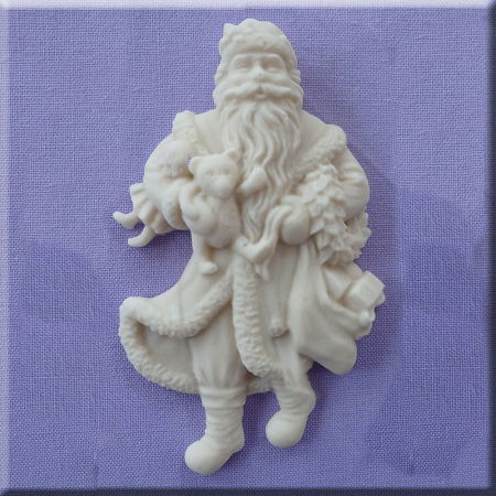 Mulaje de Silicon - Mulaj Silicon Mos Craciun, 7.9 x 4.6 cm