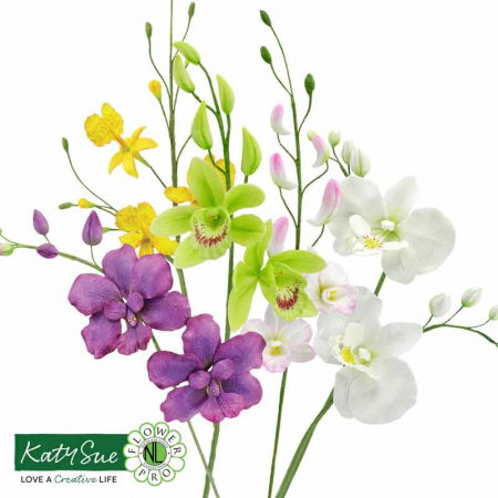 Mulaje de Silicon - Mulaj Silicon 5 Modele Orhidee Ø 8 - 4 cm, 3 buc