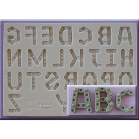 Mulaje de Silicon - Mulaj Silicon Alfabet Micul Constructor H 2.2 cm