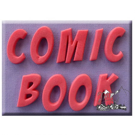 Mulaje de Silicon - Mulaj Silicon Alfabet Stil Benzi desenate H 2.3 cm