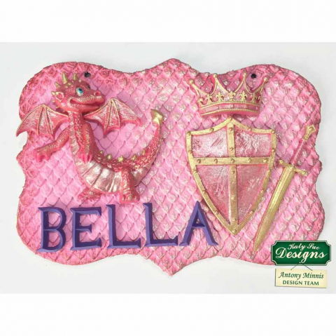 Mulaje de Silicon - Mulaj Silicon Alfabet Stil Metalic H 2.7 cm