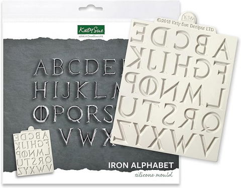 Mulaje de Silicon - Mulaj Silicon Alfabet Stil Metalic H 2.7 cm