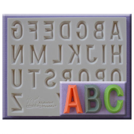 Mulaje de Silicon - Mulaj Silicon Alfabet Stil Piramidal H 2.1 cm