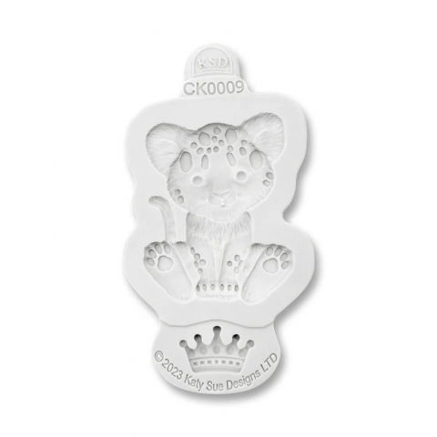 Mulaj Silicon Baby Jungle Leu si Coronita, 2 Subiecte Ø 1.6 si 6.4 cm [2]