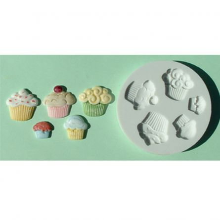 Mulaj Silicon Baking Cupcakes, 5 Decoruri [2]