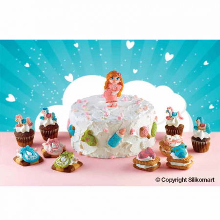 Mulaje de Silicon - Mulaj Silicon Bebelus, 7 Subiecte (SLK1014)