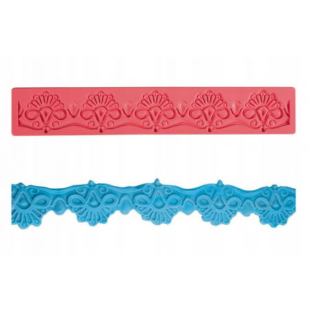 Mulaje Siraguri, Borduri - Mulaj Silicon Bordura Dantela, 28.5x4.4 cm