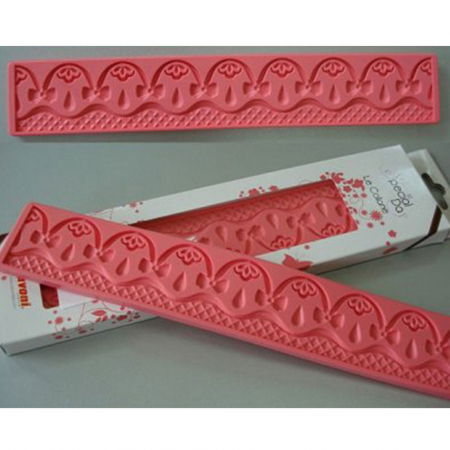 Mulaje Siraguri, Borduri - Mulaj Silicon Bordura Dantela, 28.5x4.5 cm