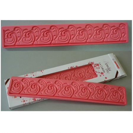 Mulaje Siraguri, Borduri - Mulaj Silicon Bordura Dantela, 28.5x4.6 cm