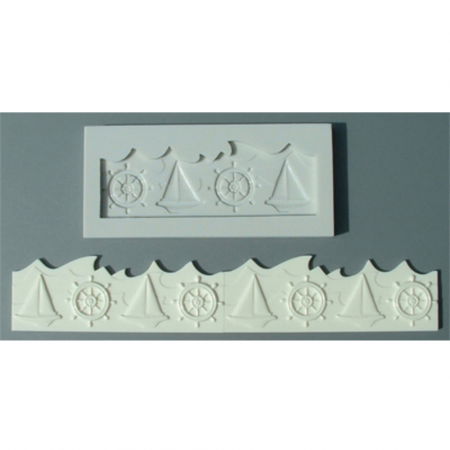 Mulaje Siraguri, Borduri - Mulaj Silicon Bordura Decor Nautic, 10.5x3.6 cm