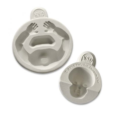 Ustensile Decorare Tort - Mulaj Silicon Bust cu Brate Figurine 3D Ø 6.8 cm, Set 2 Mulaje