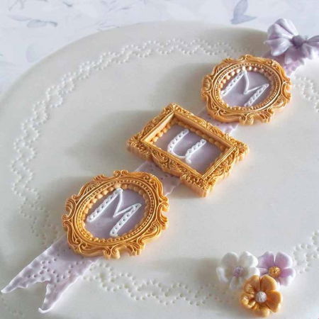 Mulaj Silicon Cameo Oval 2 subiecte, 3.5 x 2.5 x 0.6 cm [6]