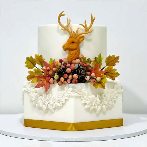 Ustensile Decorare Tort - Mulaj Silicon Cap de Cerb Ø 9.7 cm