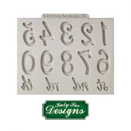 Ustensile Decorare Tort - Mulaj Silicon Cifre Mari 3.5 x 2 cm