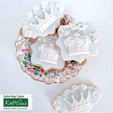 Ustensile Decorare Tort - Mulaj Silicon Coroana, 2 Subiecte Ø 4.2 - 4.8 cm