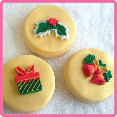 Ustensile Decorare Tort - Mulaj Silicon Craciun - Decoruri Diverse, 13 Subiecte Ø 2 - 5 cm