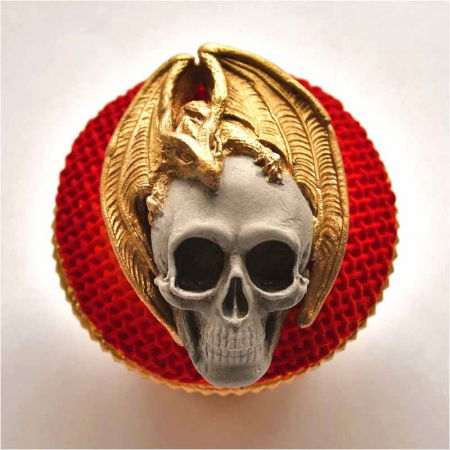 Mulaje de Silicon - Mulaj Silicon Craniul Dragonului, 1 Subiect 6.5 x 4.7 cm