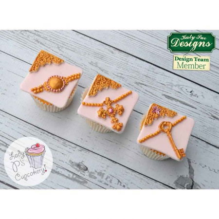 Mulaj Silicon Cruce cu Pietre Pretioase 4.5 x 3.2 x 0.4 cm [2]