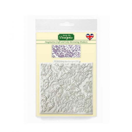 Mulaje Decor Clasic, Baroc - Mulaj Silicon Dantela 10.2 x 10.2 x H 0.4 cm