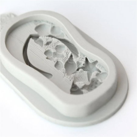 Mulaj Silicon Decor Marin - Slap Plaja, 1 Subiect 7.8 x 4 cm [2]