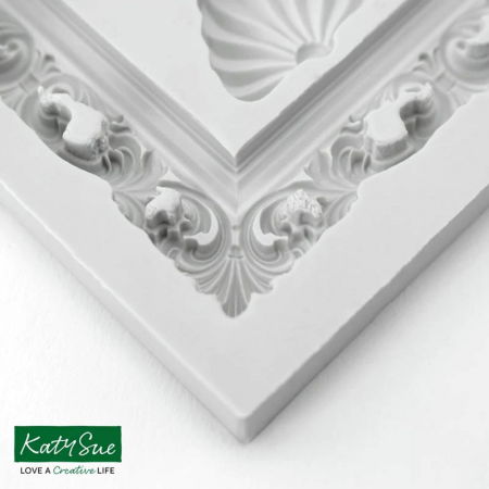 Mulaje Decor Clasic, Baroc - Mulaj Silicon Decor / Rama Baroc 9 x 9 cm