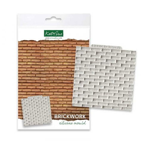 Covorase Silicon Decor Relief - Mulaj Silicon Decor Textura Caramida 10 x 10 cm