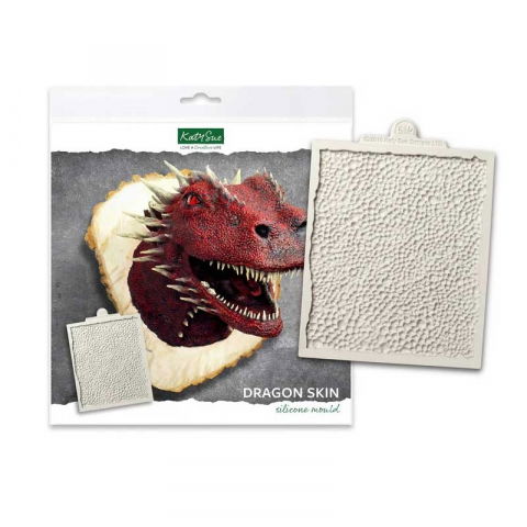 Covorase Silicon Decor Relief - Mulaj Silicon Decor Textura Piele de Dragon 14.5 x 12.2 cm