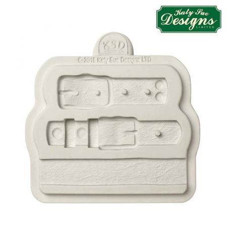 Mulaje de Silicon - Mulaj Silicon Decor Vintage - Curele, 3 Subiecte L 6 - 8 cm